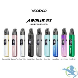 VooPoo Argus G3 1500mAh Pod System Starter Kit With 2 x 3ML Refillable Argus Top Fill Cartridge V2 Pod