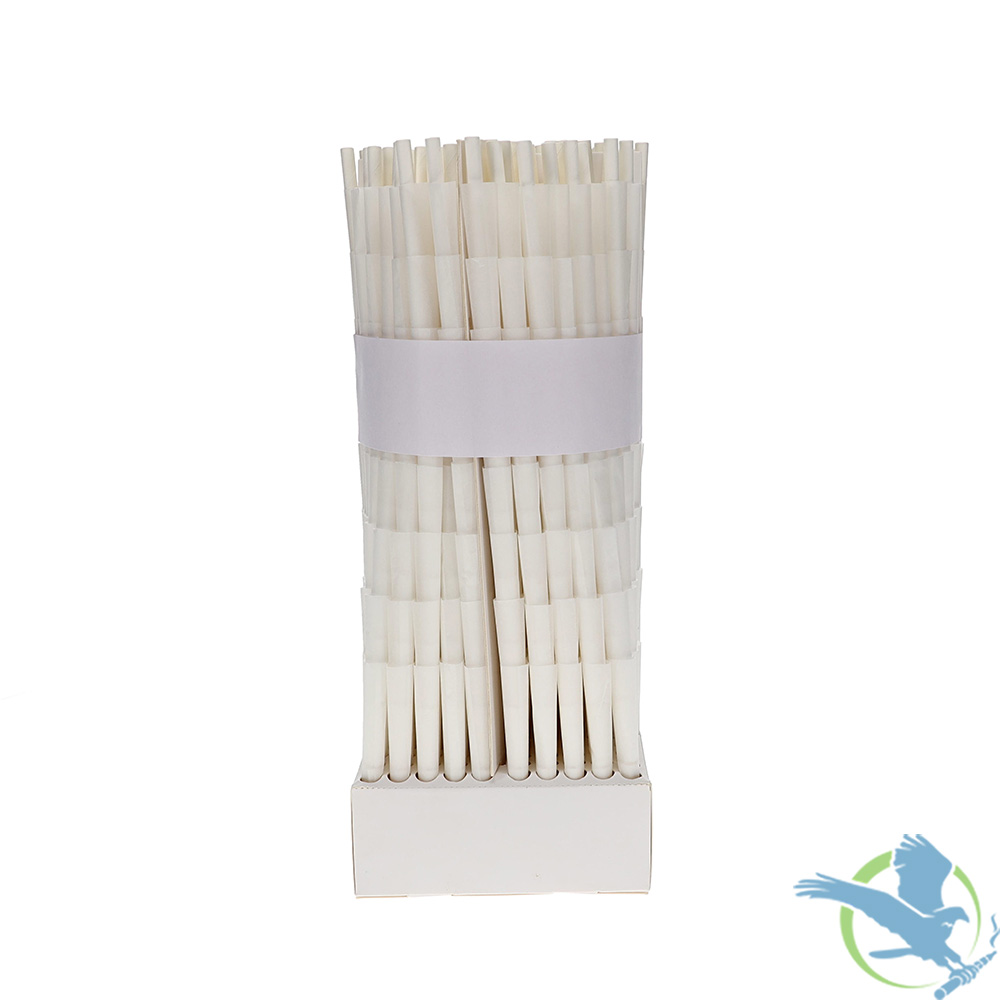 Beamer x Bake Sale Bulk French White Ultra Thin Paper Cones - 98mm - Pack of 800 - Image 2