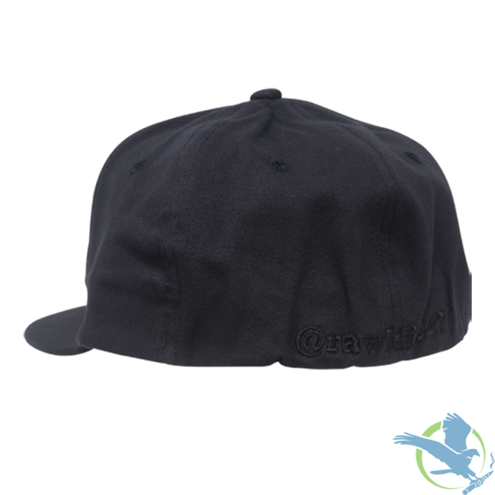 RAW Black On Black FlexFit Cap - Image 2