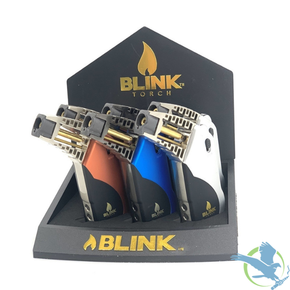 Blink Mini Glow Twisted Torch Butane Gas Torch Lighter - Assorted Colors - Display of 20 [11731] - Image 5