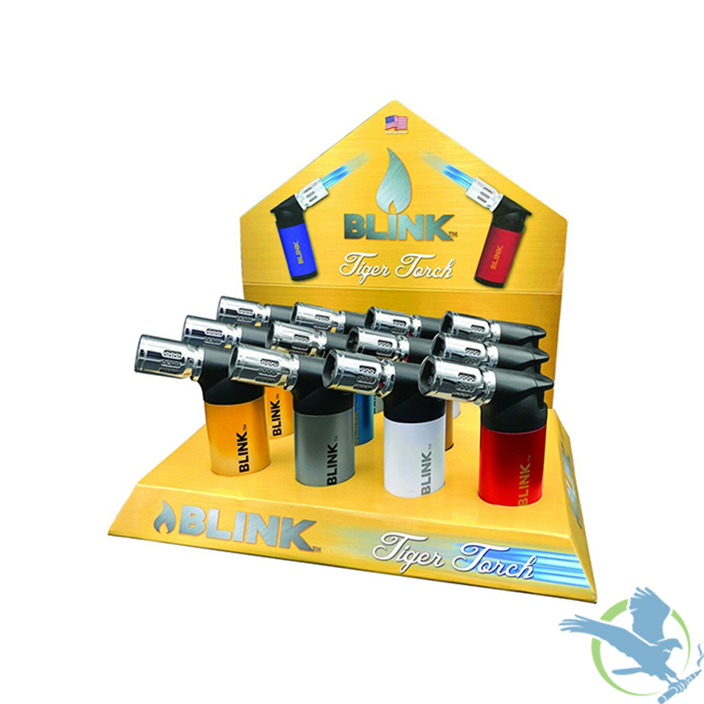 Blink Mini Glow Twisted Torch Butane Gas Torch Lighter - Assorted Colors - Display of 20 [11731] - Image 6