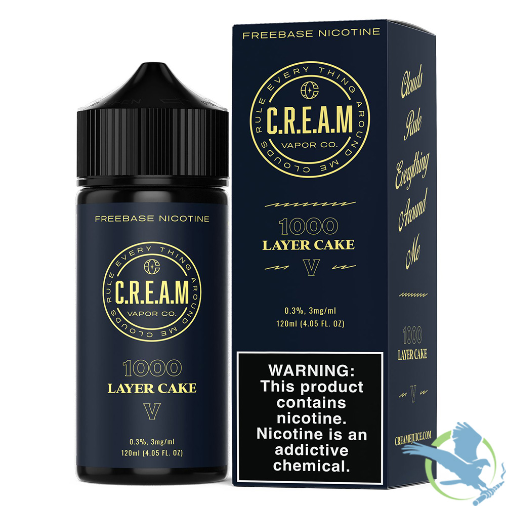 C.R.E.A.M Vapor Co. Nicotine E-Liquid 120ML - Image 4
