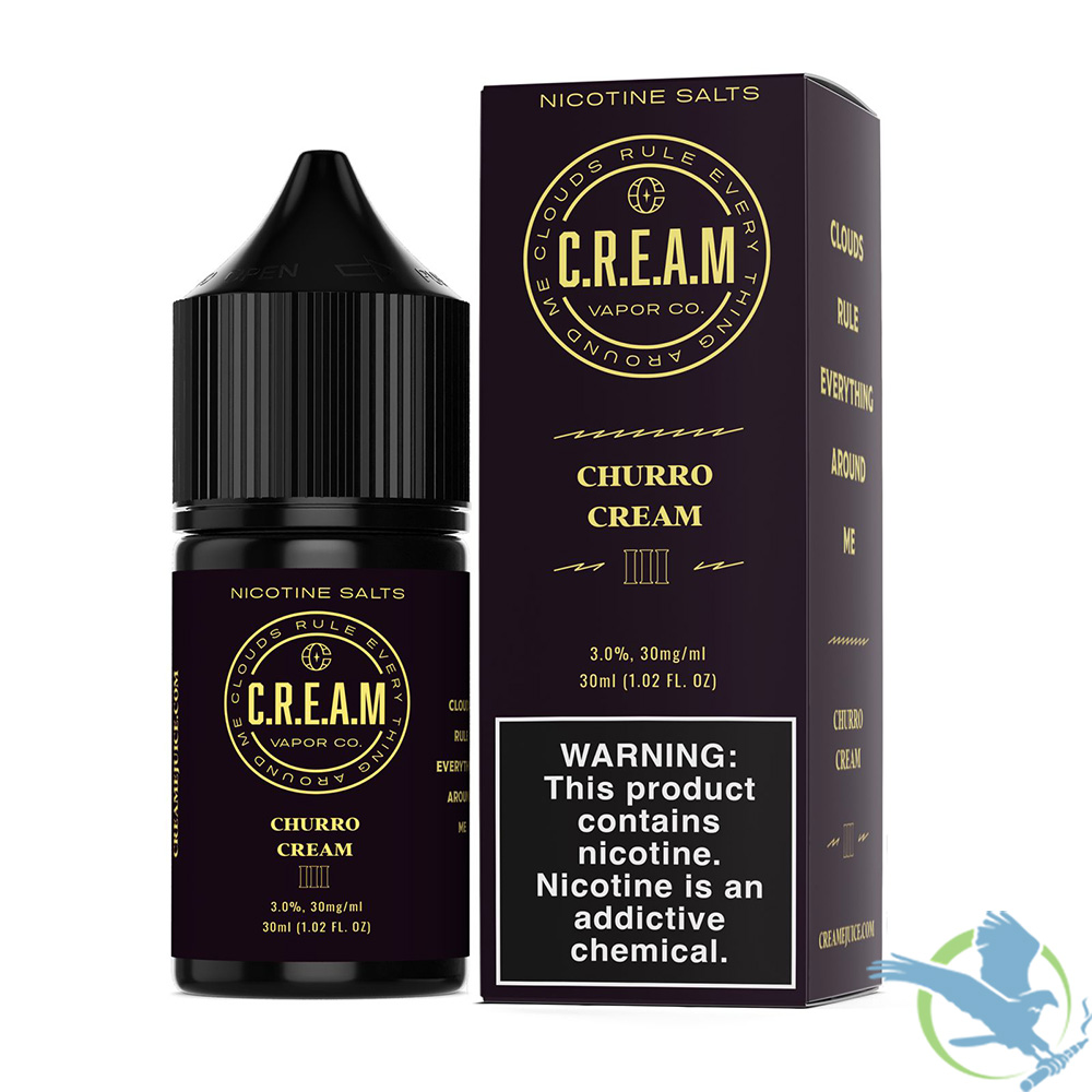 C.R.E.A.M Vapor Co. Nicotine Salt E-Liquid 30ML - Image 2
