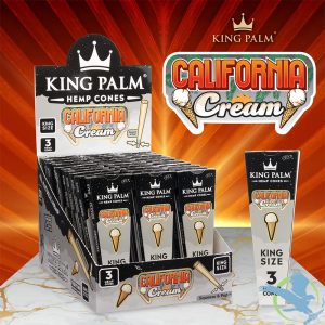 King Palm Hemp Cones - Pack of 3 Cones - Display of 30 Packs