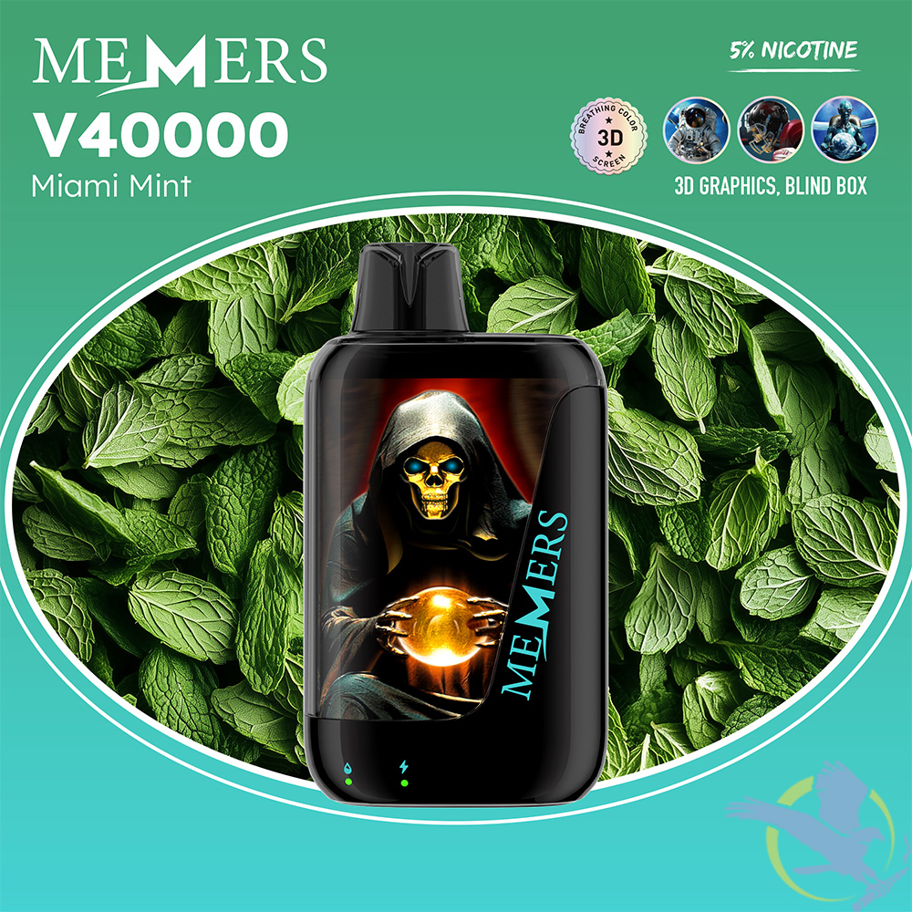 Memers V40000 Puffs 15ML Disposable Device With Color-Switching & 3D Effect Screen - Display of 5 - Image 6