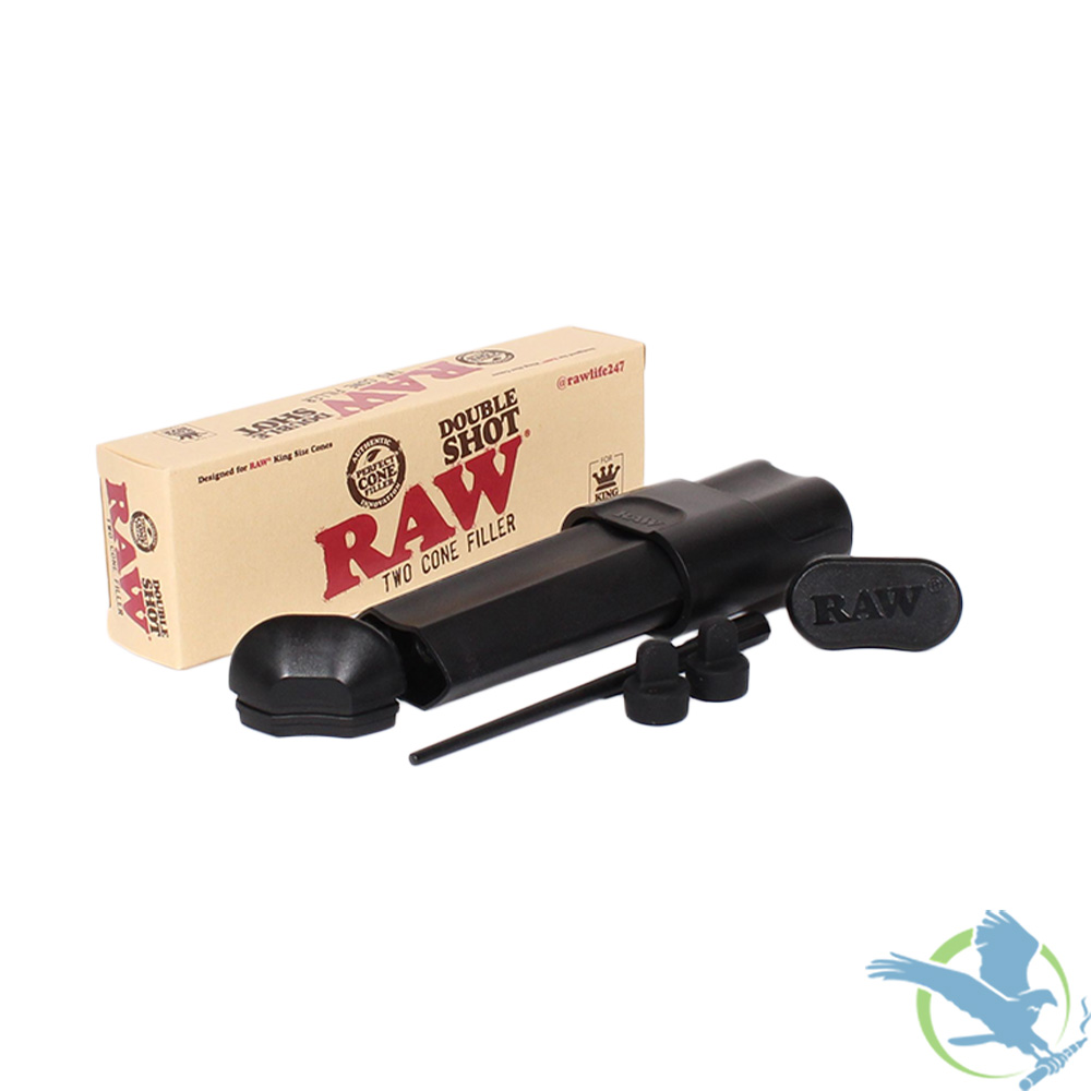 RAW Double Shot Two Cone Filler - King Size
