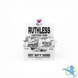 Ruthless Energy Caffeine Gum - Pack of 25 Pieces