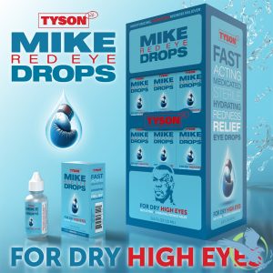 Tyson 2.0 Mike Red Eye Drops 15ML - Display of 30