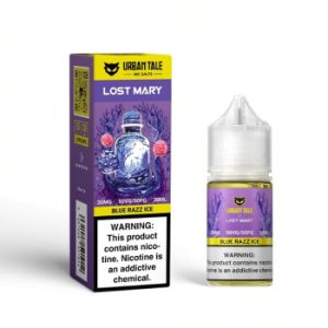Blue Razz Ice Urban Tale X Lost Mary Nic Salts E-juice 30ml Clearance