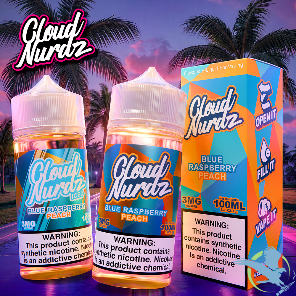 Cloud Nurdz Synthetic Nicotine E-Liquid 100ML