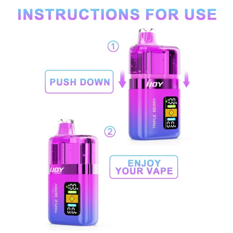 iJOY XP50000 Disposable Vape 20ml 5% (50K Puffs) - ijoy-xp50000-2