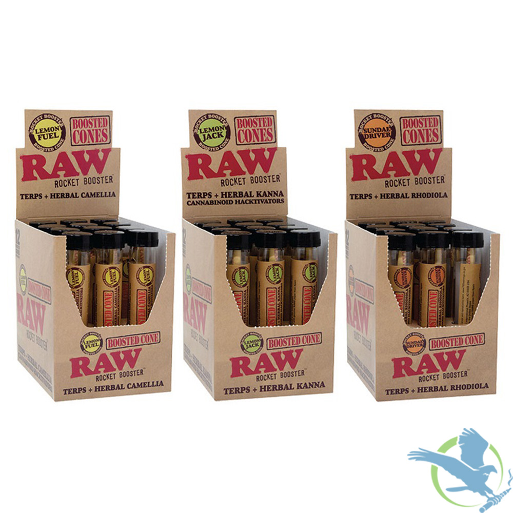 RAW Three Tree Triple Pre-Roll Case - Display of 12 - Image 4