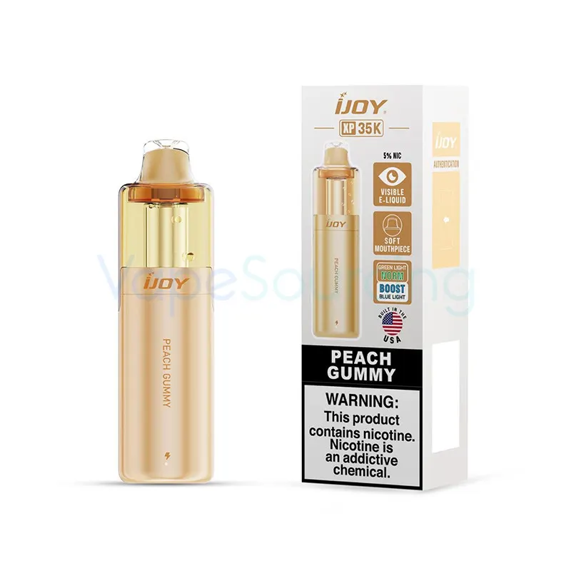 iJOY XP35000 Disposable Vape 18ml 5% (35K Puffs) - peach-gummy-ijoy-xp35000