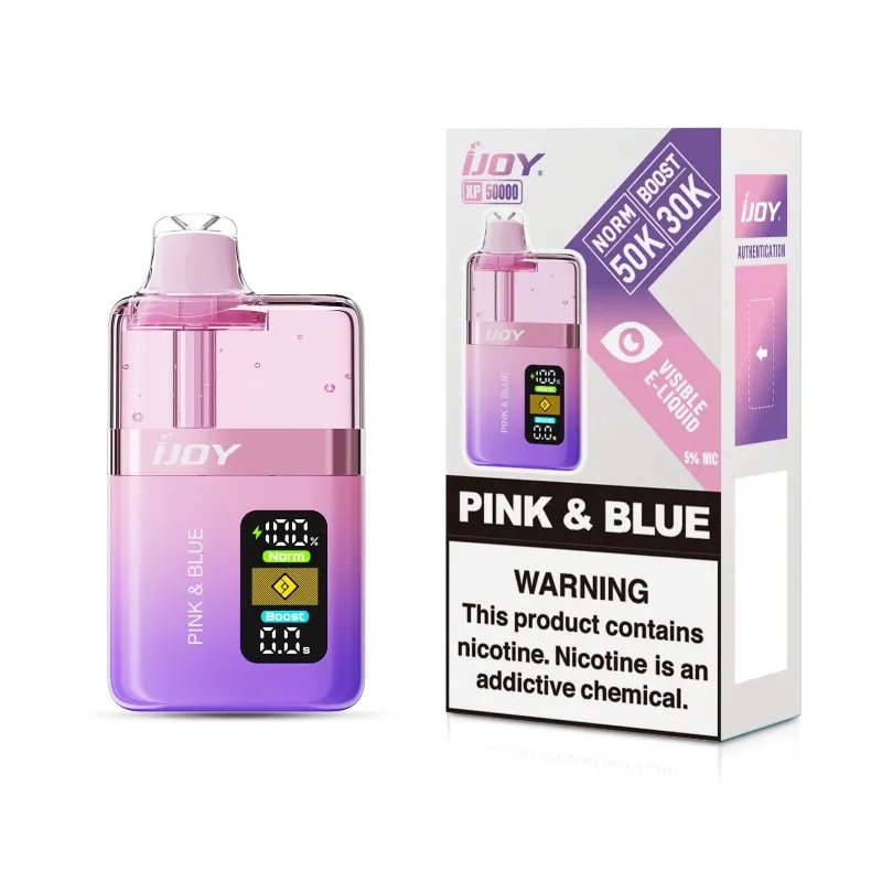 iJOY XP50000 Disposable Vape 20ml 5% (50K Puffs) - pink-blue-ijoy-xp50000