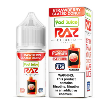 Blue Razz Cotton Clouds Pod Juice RAZ Disposable Collab E-juice 100ml (Freebase) - Image 5