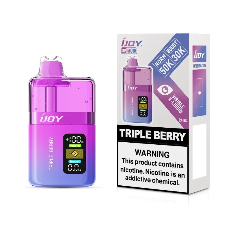 iJOY XP50000 Disposable Vape 20ml 5% (50K Puffs) - triple-berry-ijoy-xp50000