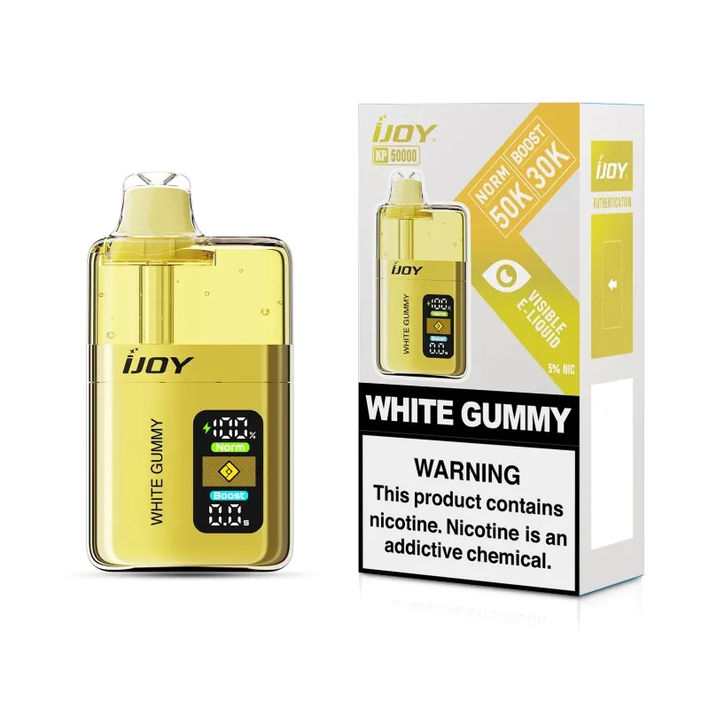 iJOY XP50000 Disposable Vape 20ml 5% (50K Puffs) - white-gummy-ijoy-xp50000