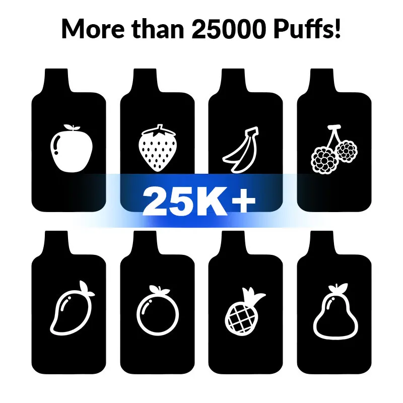 25000+ Puffs wholesale brand collection