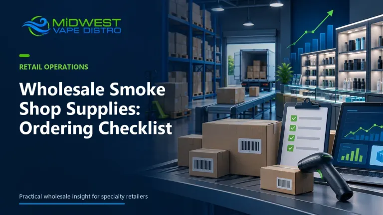 Wholesale Smoke Shop Supplies: An Ordering Checklist for Vape Retailers