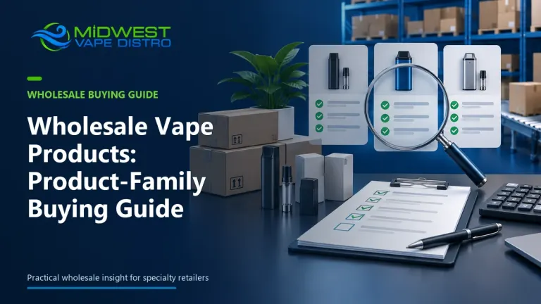 Wholesale Vape Products For Retailers: A Wholesale Product-Family Buying Guide
