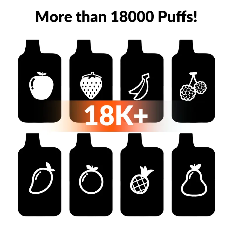 18000+ Puffs wholesale brand collection
