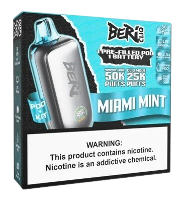 Beri Cliq 50K Pre-filled Replacement Pod/ Battery | 5ct - Image 2