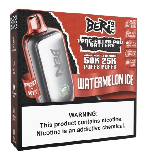 Beri Cliq 50K Pre-filled Replacement Pod/ Battery | 5ct - Image 3