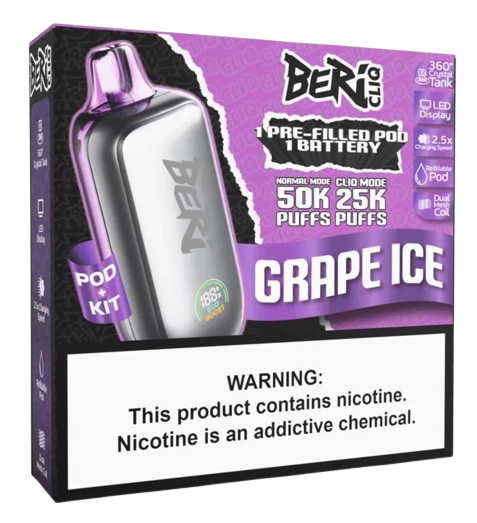 Beri Cliq 50K Pre-filled Replacement Pod/ Battery | 5ct - Image 7
