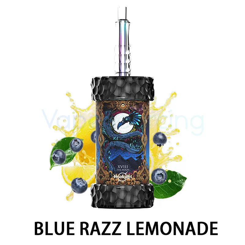 Olit Hookalit Mega 200K Disposable Hookah Head 80ml 0.35% (200000 Puffs) - blue-razz-lemonade-olit-200k