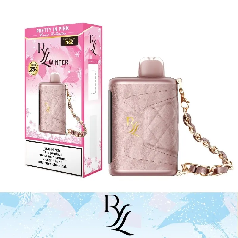 RAZ RYL Winter Collection 35K Disposable Vape 16.5ml 5% (35000 Puffs) - pretty-in-pink-ryl-winter-edition