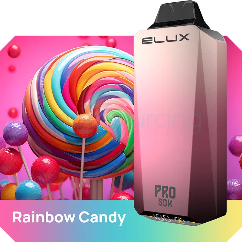 Elux Cyberover Pro 50K Disposable Vape 25ml 5% (50000 Puffs) - rainbow-candy-elux-cyberover-pro-50k
