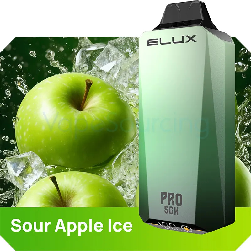 Elux Cyberover Pro 50K Disposable Vape 25ml 5% (50000 Puffs) - sour-apple-ice-elux-cyberover-pro-50k