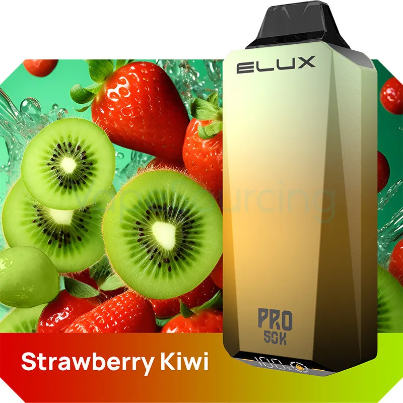 Elux Cyberover Pro 50K Disposable Vape 25ml 5% (50000 Puffs) - strawberry-kiwi-elux-cyberover-pro-50k