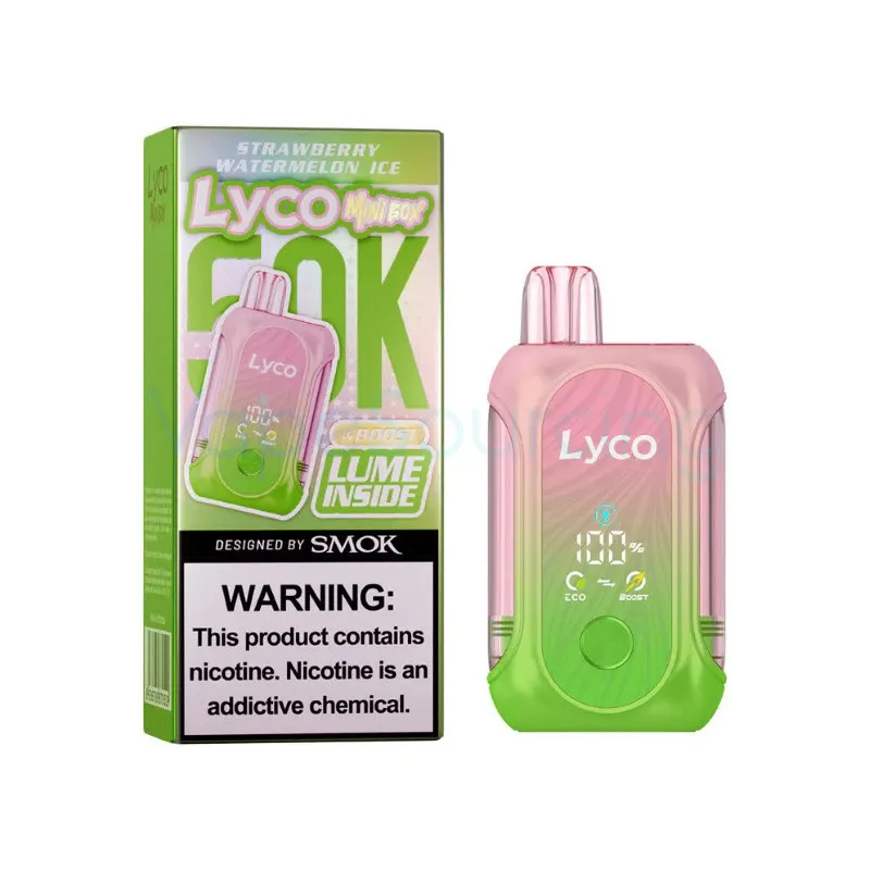 Lyco Mini Box 50K By SMOK Nicotine Edition Disposable Vape 20ml 5% (50000 Puffs)…
